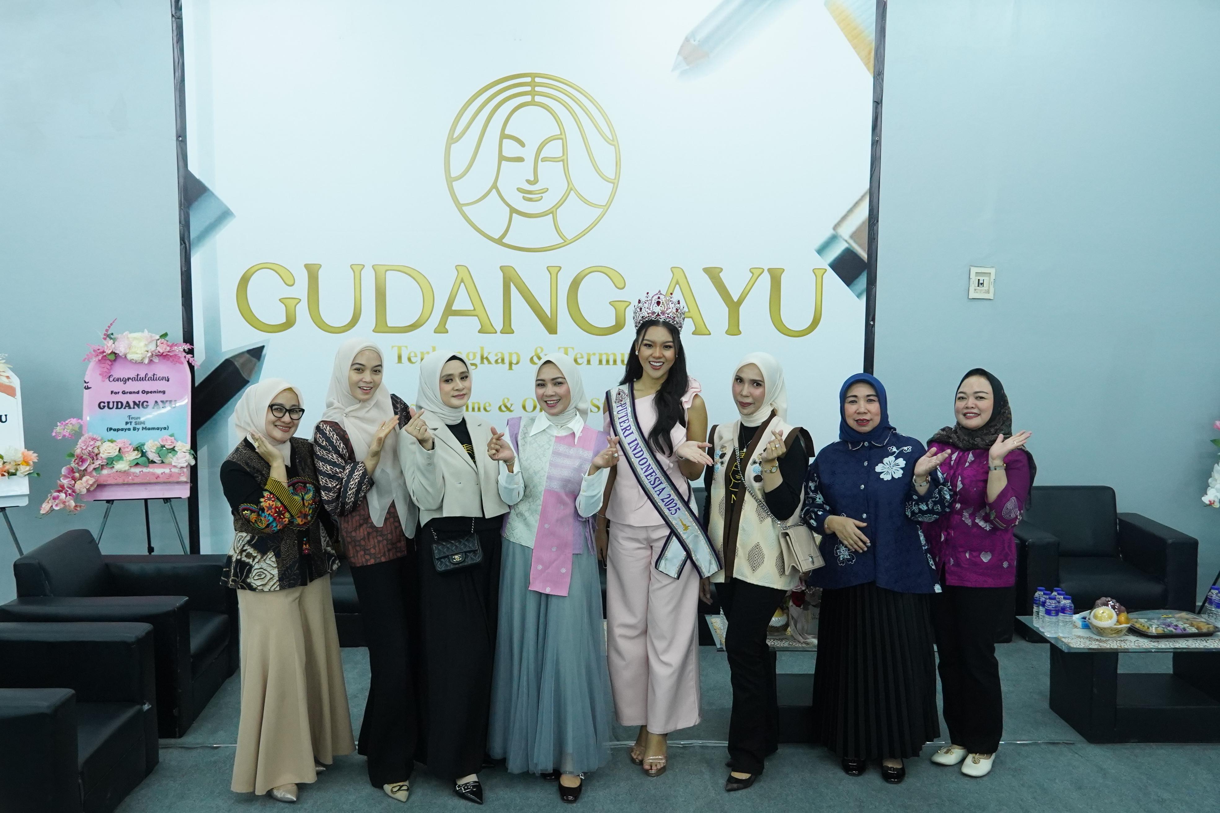 Resmikan Gudang Ayu Cosmetics, Ketua TP. PKK Provinsi Lampung Dorong Wirausaha dan Penyerapan Tenaga Kerja